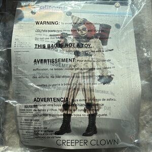 Creeper Clown Kids Costume